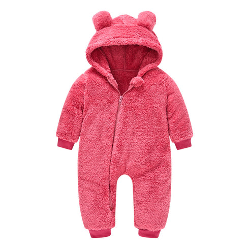 Baby's Cute Wool Sweater Jumpsuit